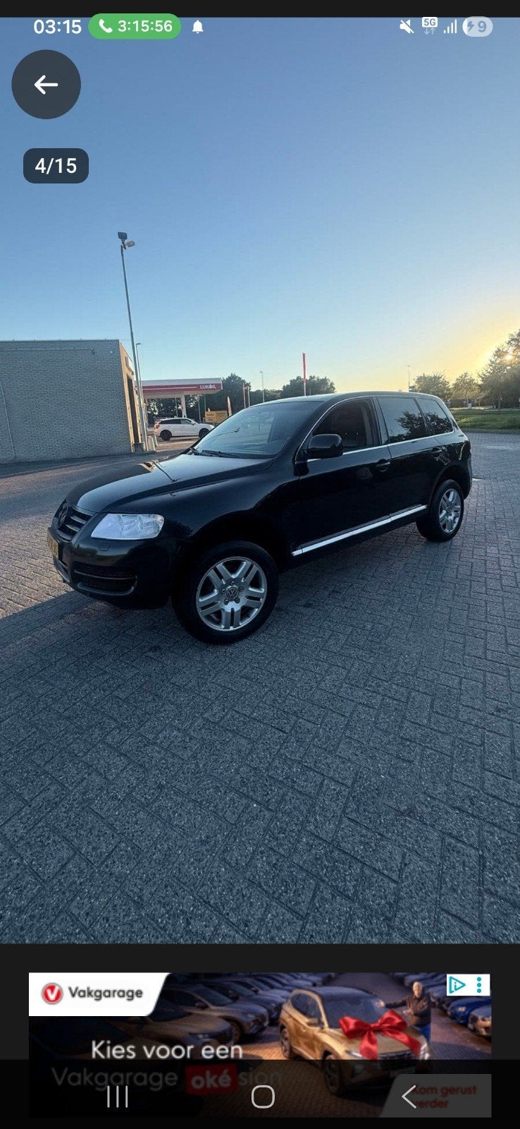 touareg velgen met goeie banden, Ophalen
