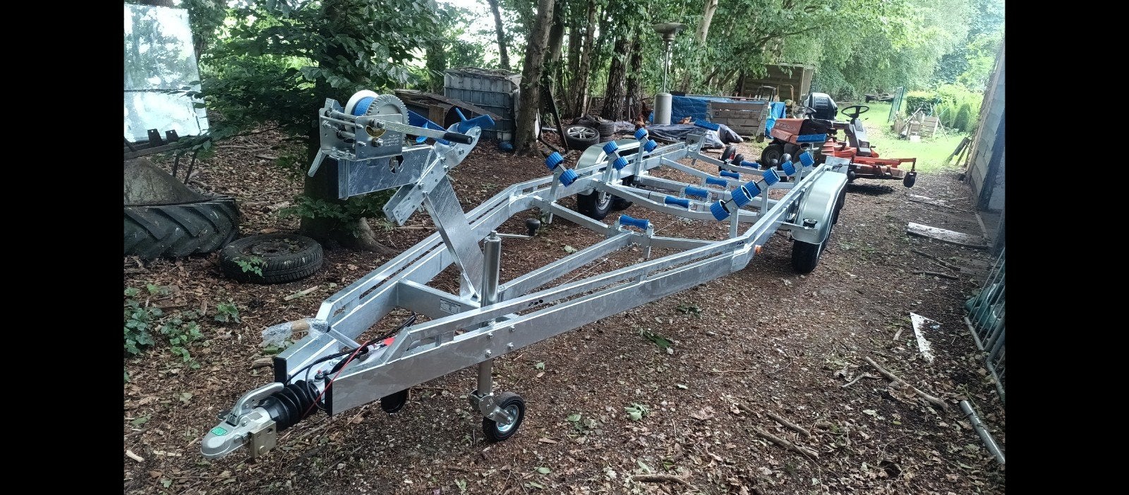 Vlemmix 700x220 3500kg boottrailer - Nieuwstaat, Ophalen, Sloepentrailer, 6 tot 9 meter, Zo goed als nieuw