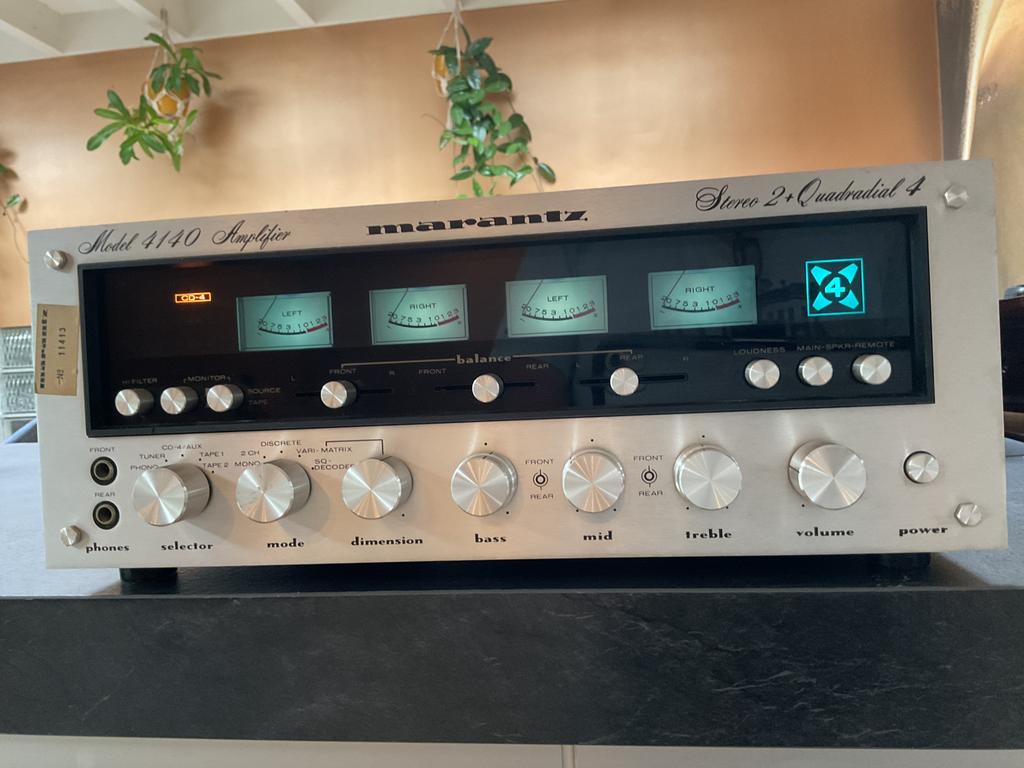Marantz Model 4140 Stereo +2 Quadradial 4 Amplifier, Marantz, Oude Stadsgracht 1, 5611DD Eindhoven, Harman, Ophalen of Verzenden