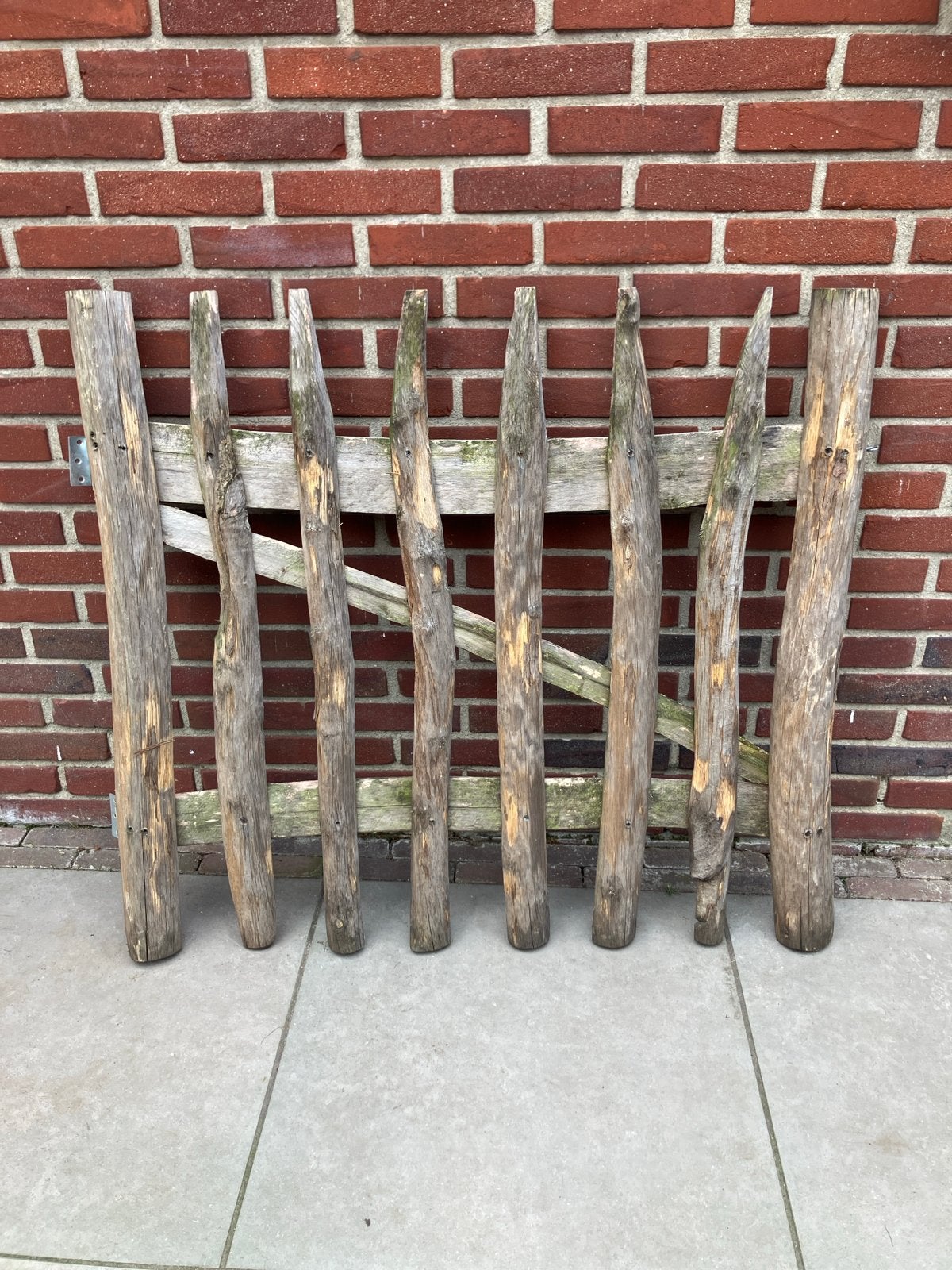 houten hekwerk - Gebruikt, Tuin en Terras, Tuinhekken en Hekwerk, Ophalen, Gebruikt, Hout, Tuinhek