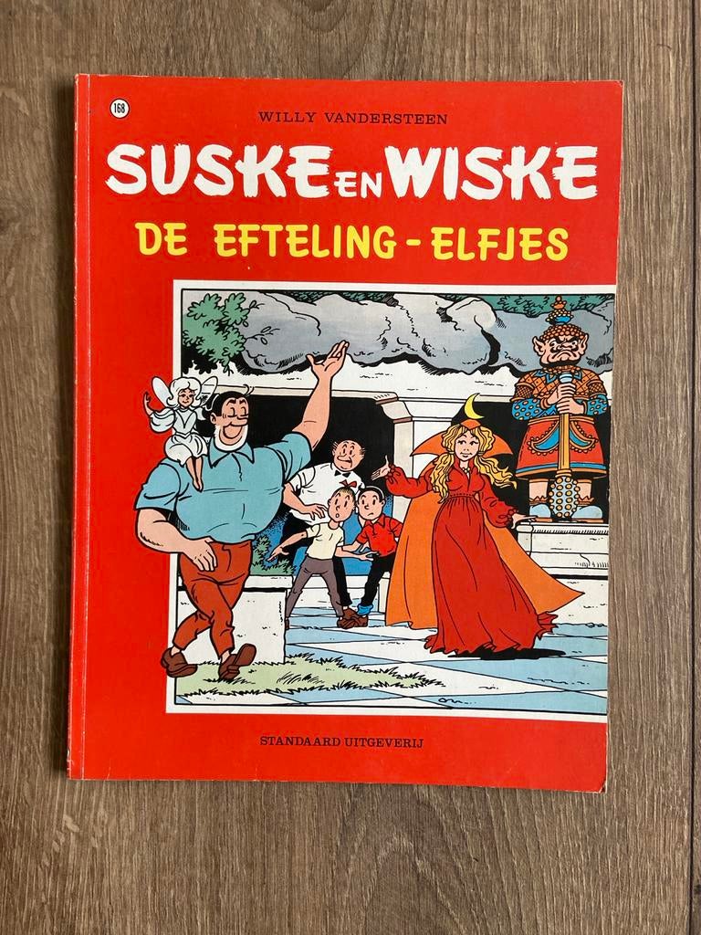 Suske en Wiske, De Efteling-elfjes nr. 168 eerste druk 1978, Eén stripboek, Ophalen of Verzenden, Gelezen