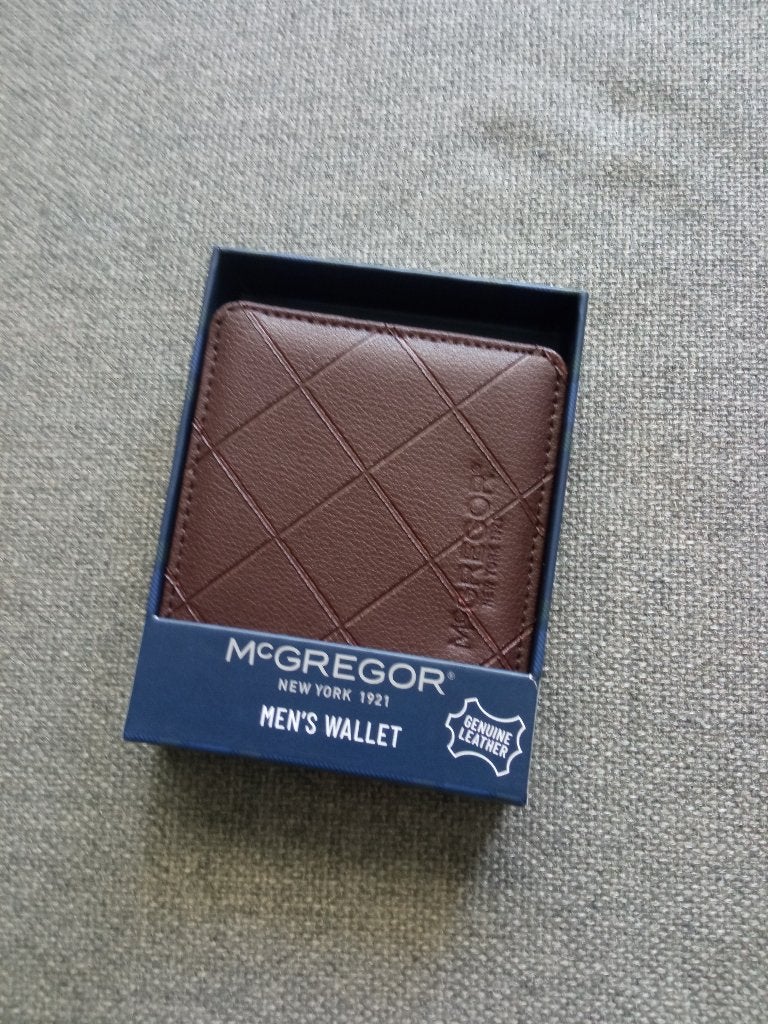 Mc Gregor portomonee bruin leer nieuw, Overige merken, Bruin, Verzenden, Nieuw