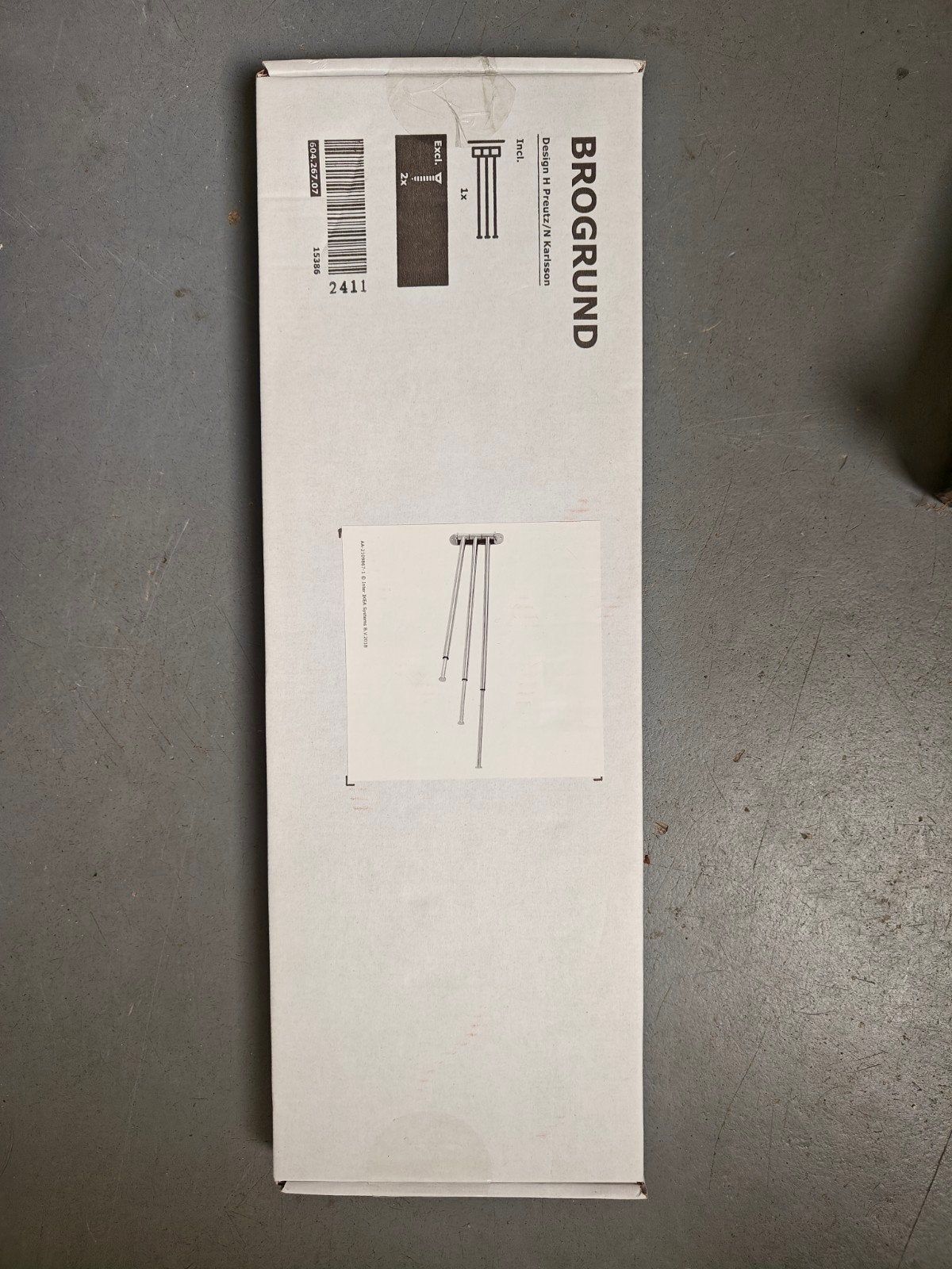 IKEA BROGRUND Handdoekenrek - Nieuw in doos, Huis en Inrichting, Badkamer | Badtextiel en Accessoires, Ophalen of Verzenden, Nieuw
