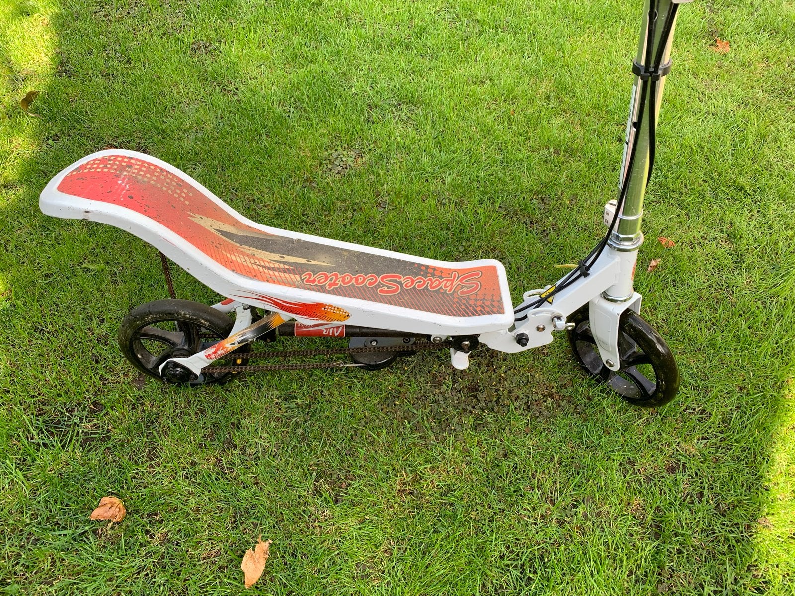 Space Scooter X590 - Wit/Oranje, Fietsen en Brommers, Ophalen, Gebruikt, Gewone step