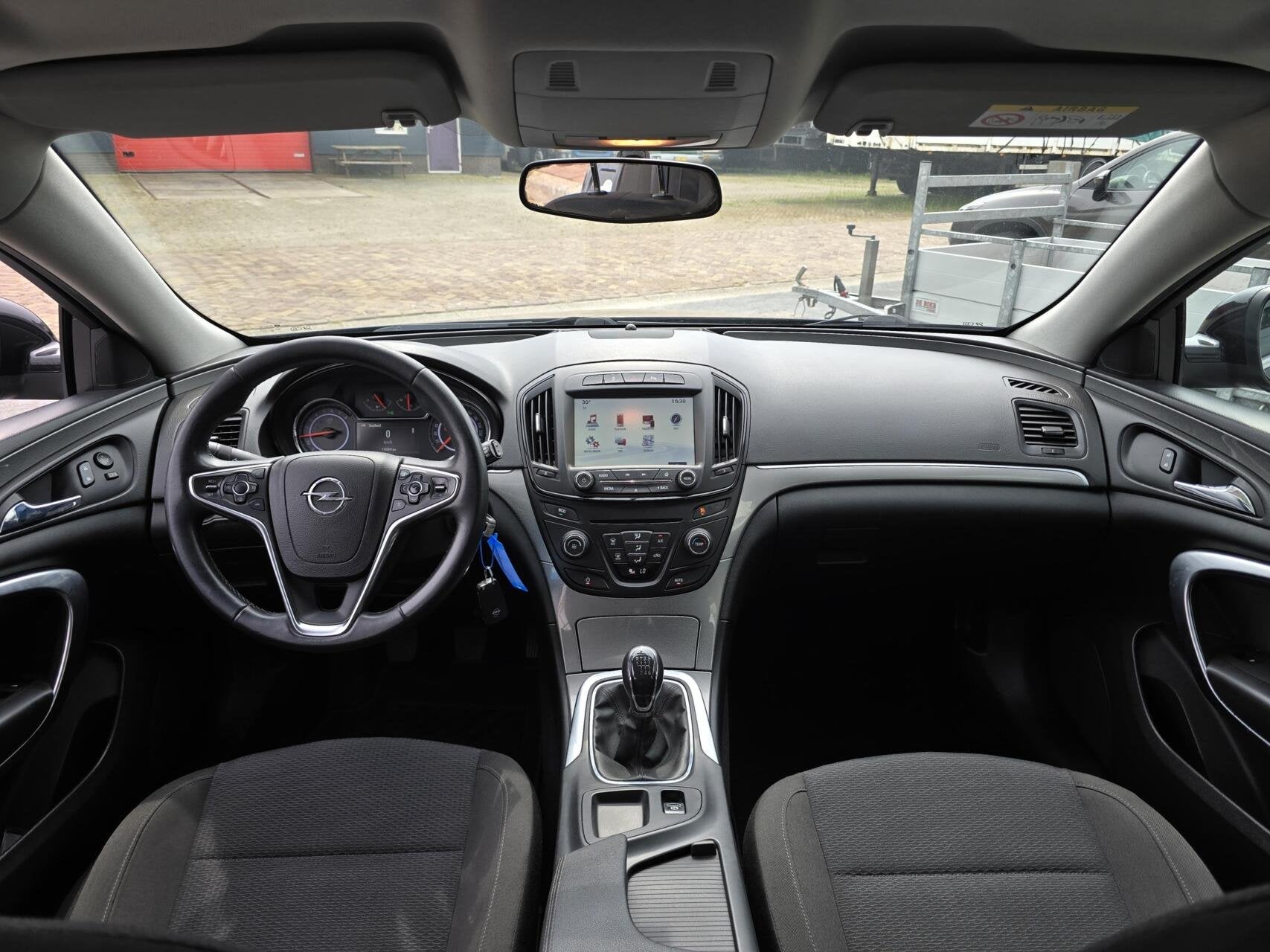 Opel Insignia Sports Tourer 1.4 T EcoFLEX Edition Xenon/Navi, Stof, Gebruikt, Zwart, Handgeschakeld
