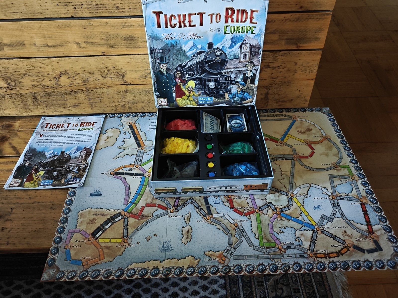 3 X Ticket to Ride., Days of wonder., Days of wonder., Ophalen of Verzenden, Zo goed als nieuw