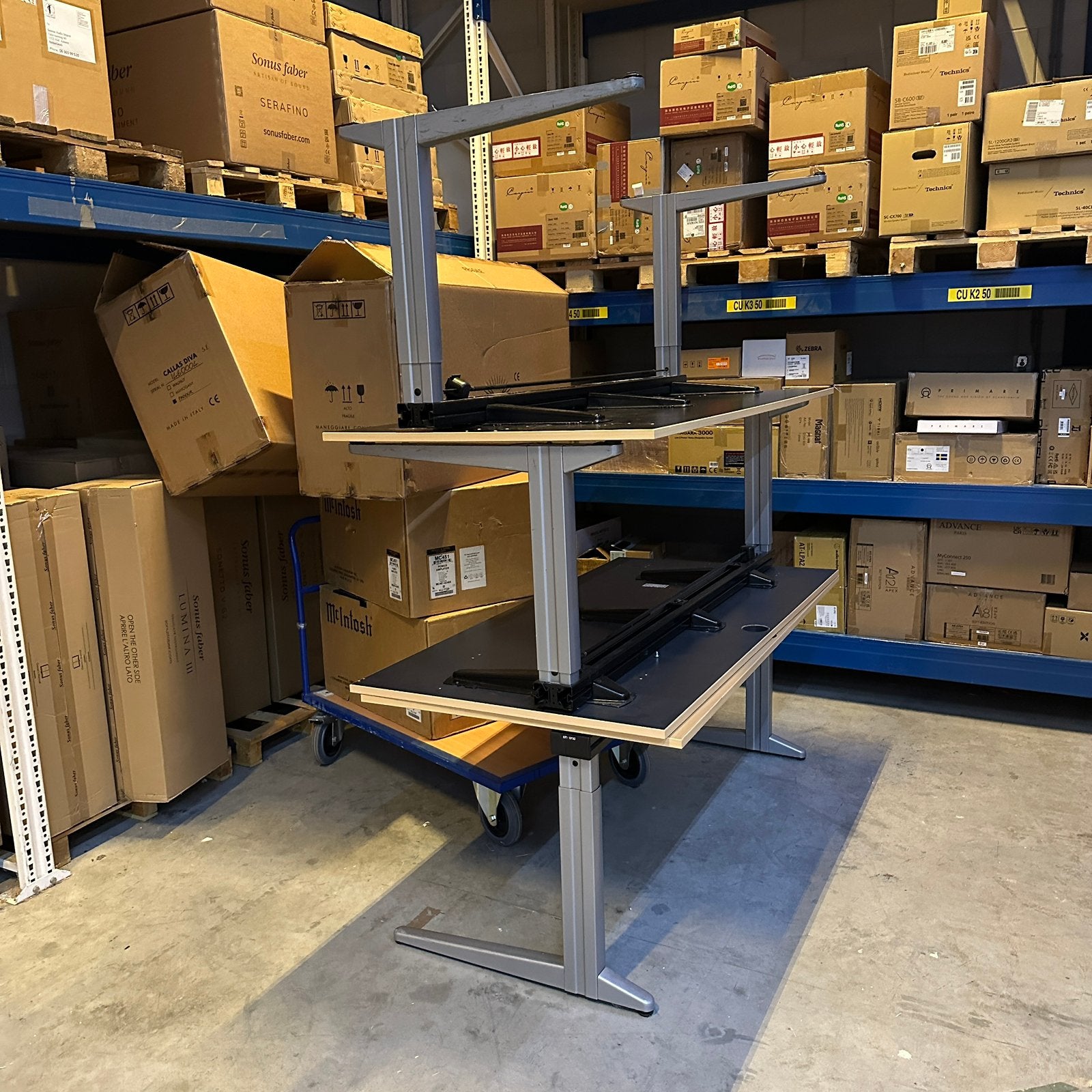Gratis af te halen: 3x Kantoor bureau, Ophalen, 90 cm, Gebruikt, 180 cm