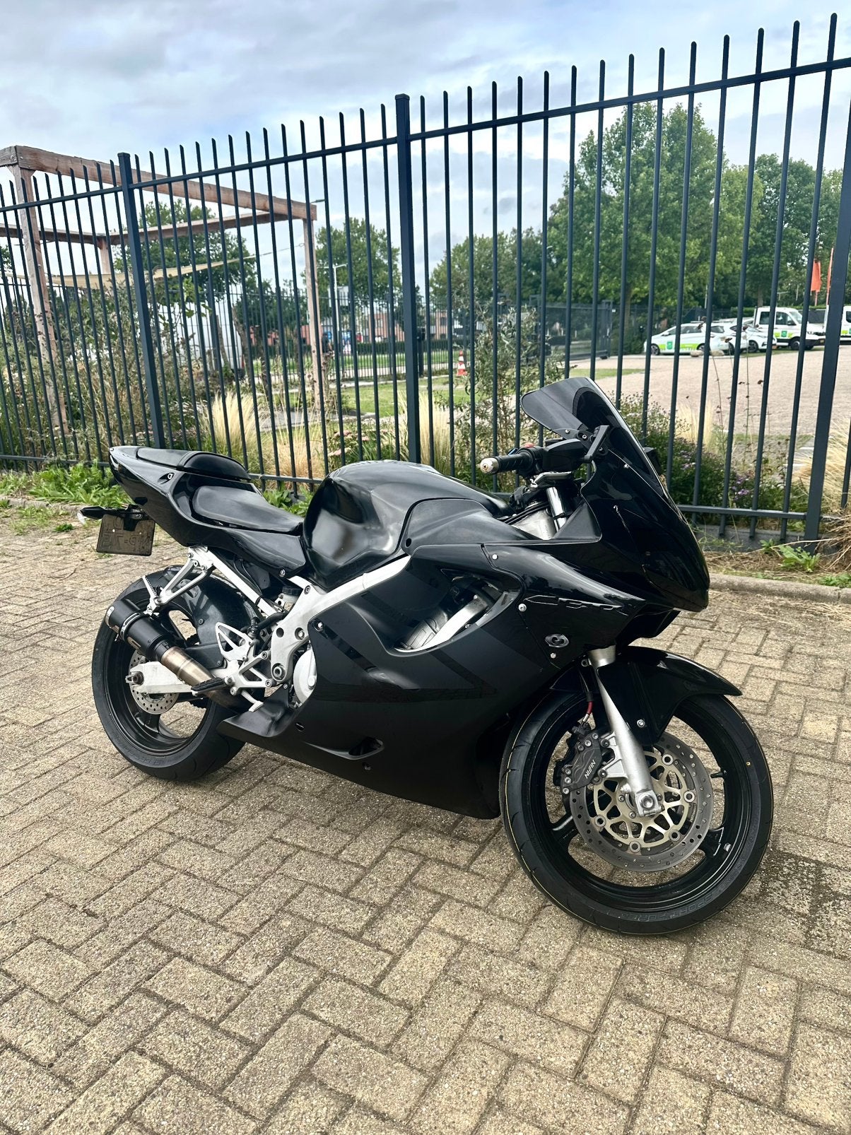 Honda CBR600 SC Project Uitlaat Full Black, Motoren, Sportuitlaat, 4 cilinders, Super Sport, Particulier