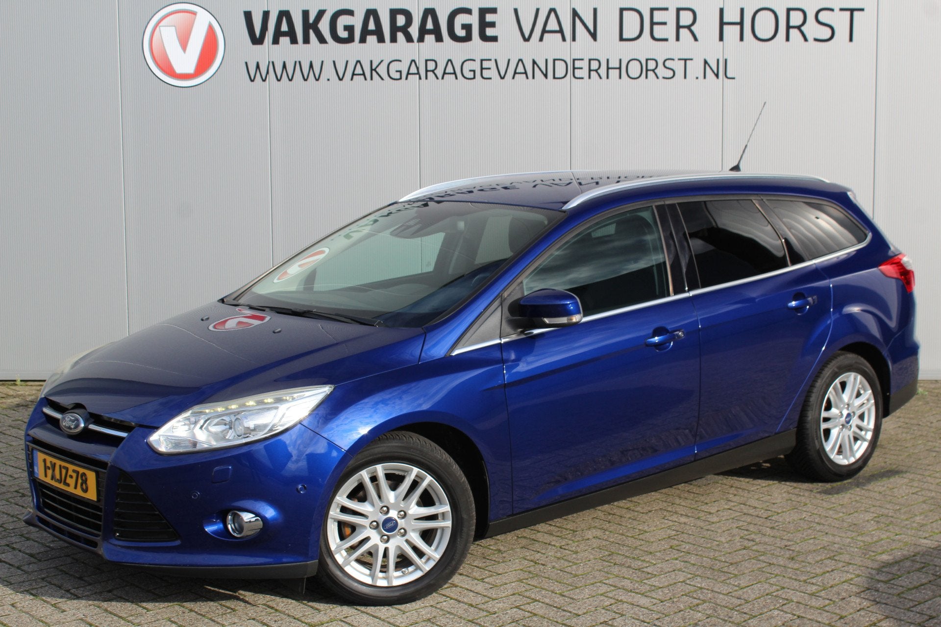 Ford FOCUS Wagon 1.0-125pk EcoBoost Edition Plus Nette, goed, Stof, Gebruikt, Blauw, Origineel Nederlands