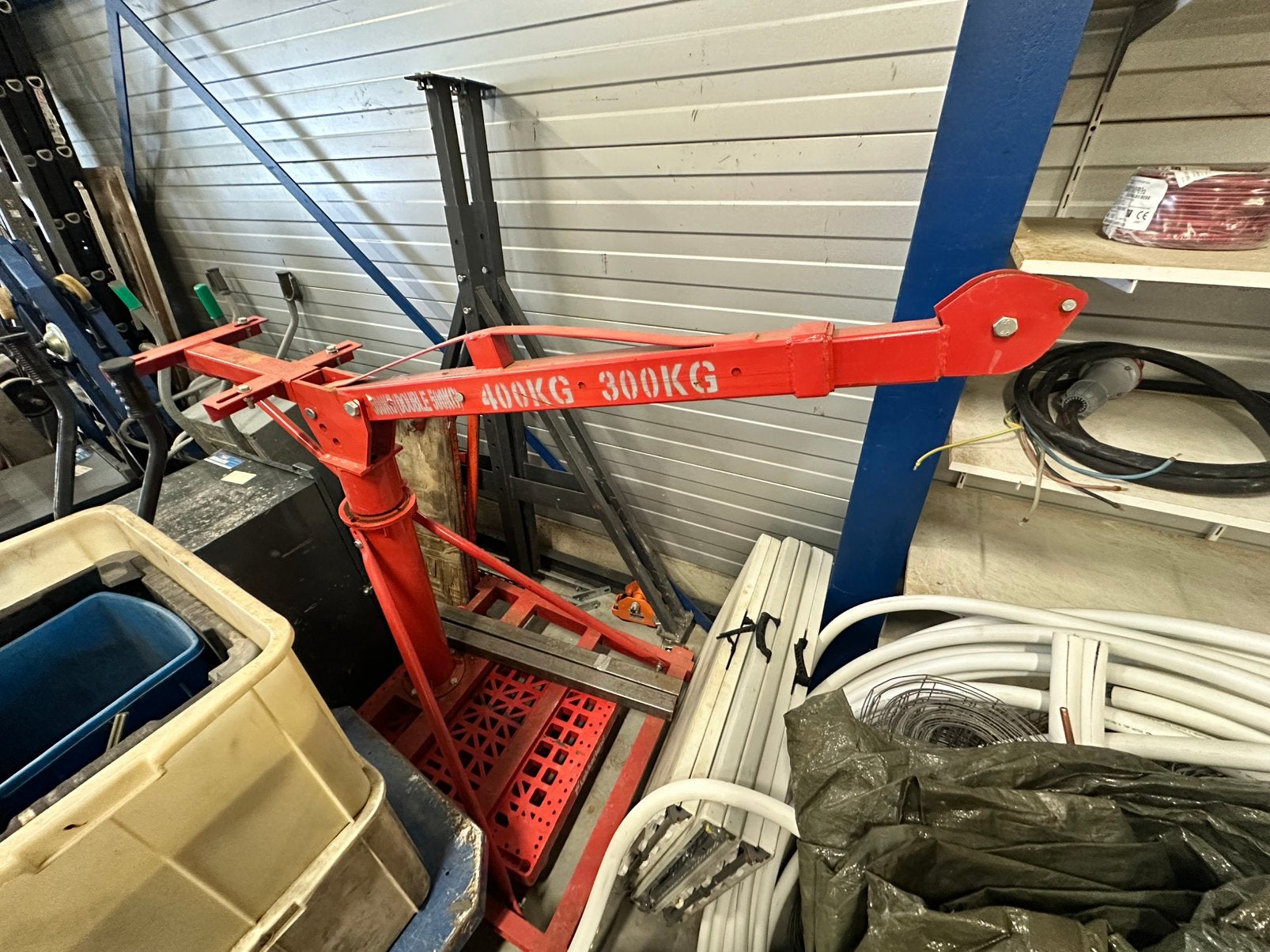 MW Tools BK500FR bouwkraan frame 500kg – INCOMPLEET, Ophalen, Gebruikt