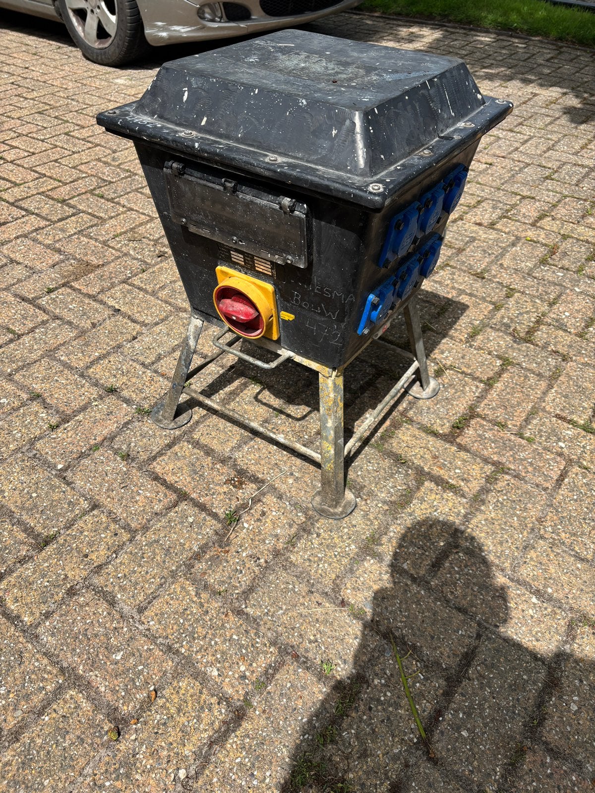 Zwerfkast / paddestoel 63A te koop!, Doe-het-zelf en Verbouw, Elektra en Kabels, Gebruikt, Overige typen, Ophalen of Verzenden