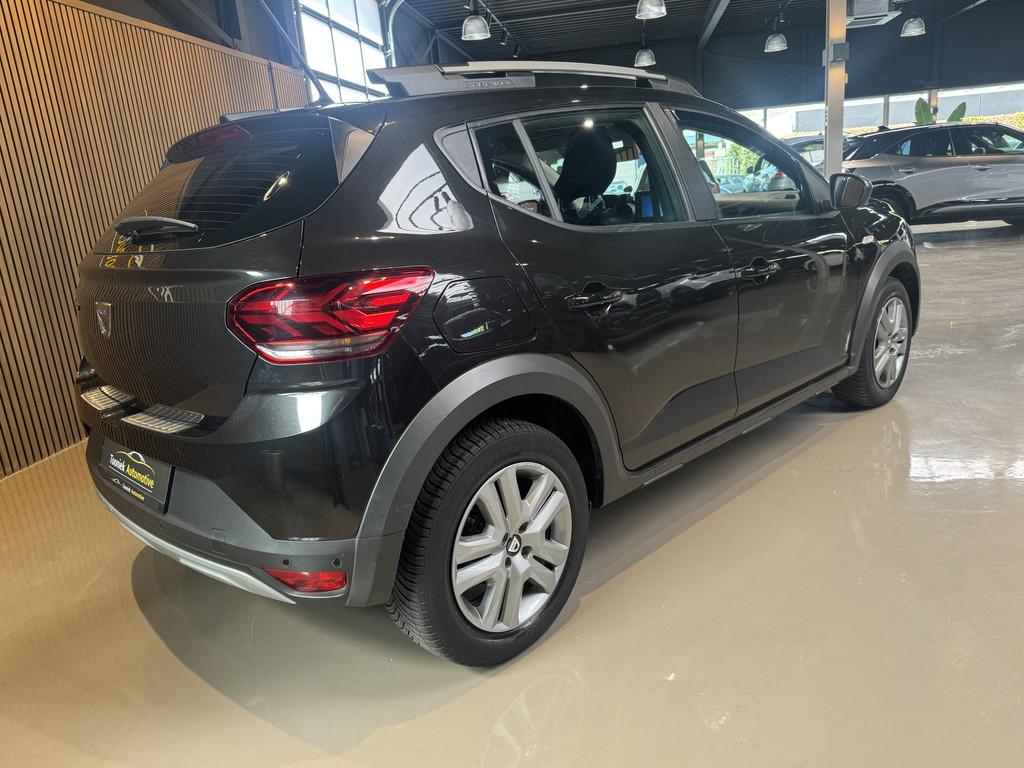 Dacia SANDERO Stepway 1.0 TCe 90PK Comfort | AUTOMAAT | APPL, Auto's, Stof, Zwart, Origineel Nederlands, 19 km/l