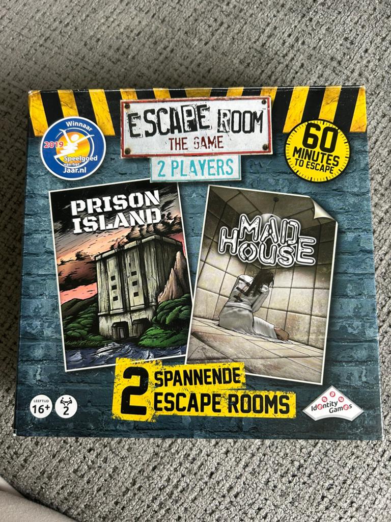 Escape room uitbreiding, Een of twee spelers, Ophalen, Zo goed als nieuw