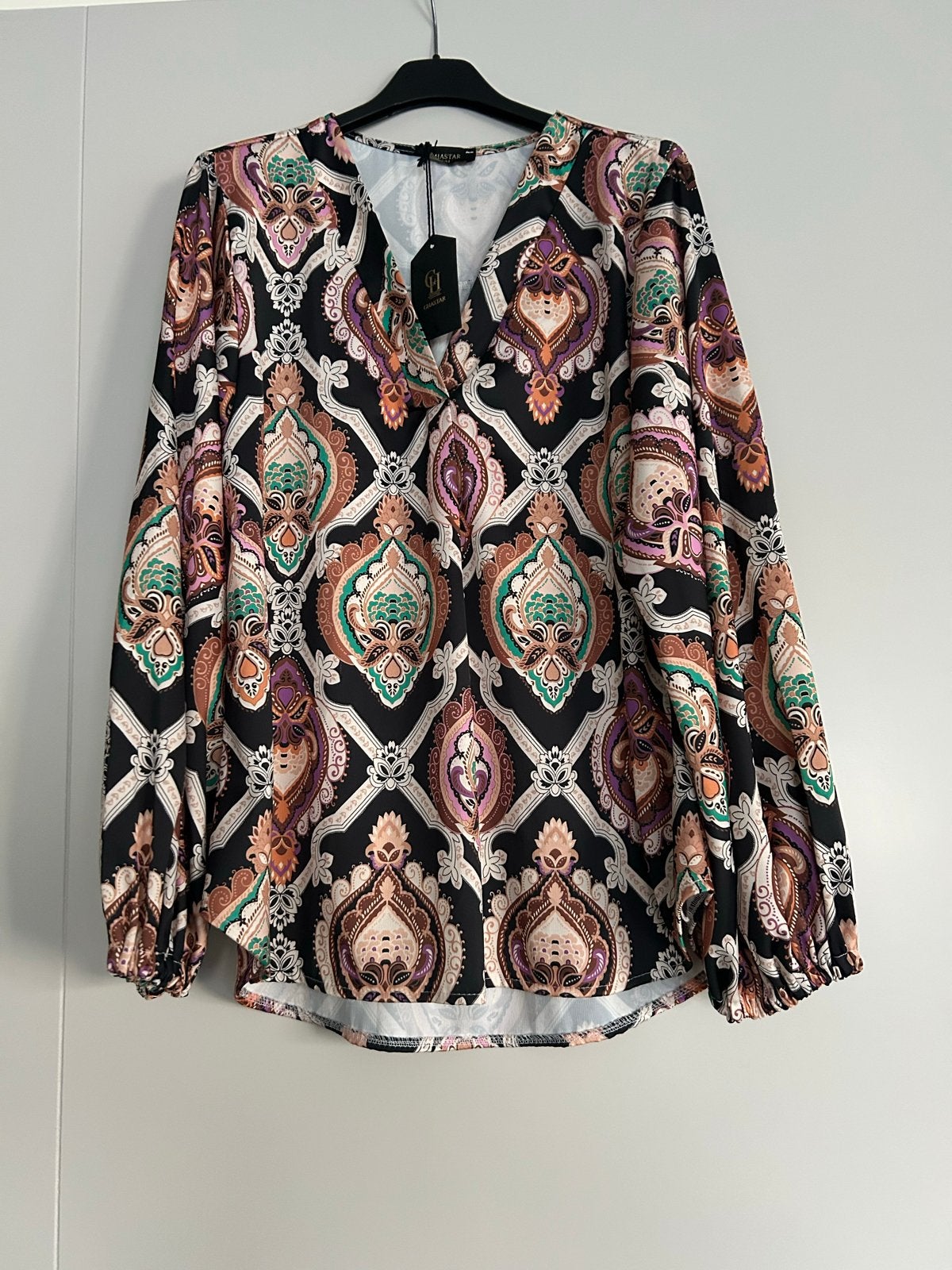 Chastar Blouse met Paisley Print - Nieuw met kaartje, Kleding | Dames, Ophalen of Verzenden, Nieuw, Maat 42/44 (L), Overige kleuren