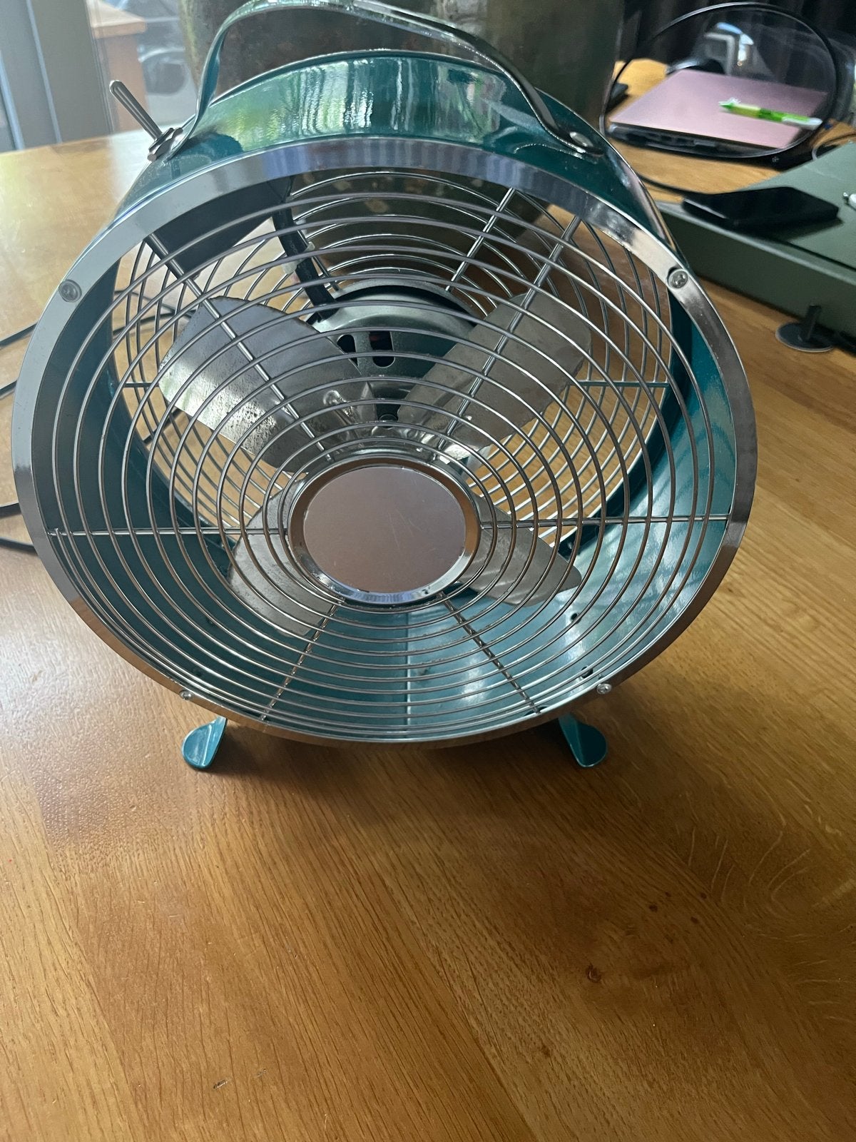 HEMA Tafelventilator - 2 standen, Ophalen of Verzenden, Gebruikt, Tafelventilator