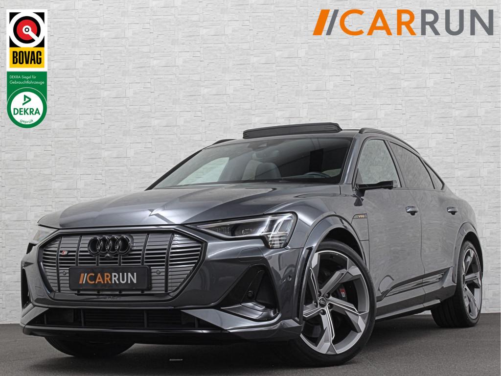 Audi e-tron Sportback S 504pk | RS-Stoelen | Panorama | 360, Gebruikt, Met garantie (alle), Leder, Adaptive Cruise Control
