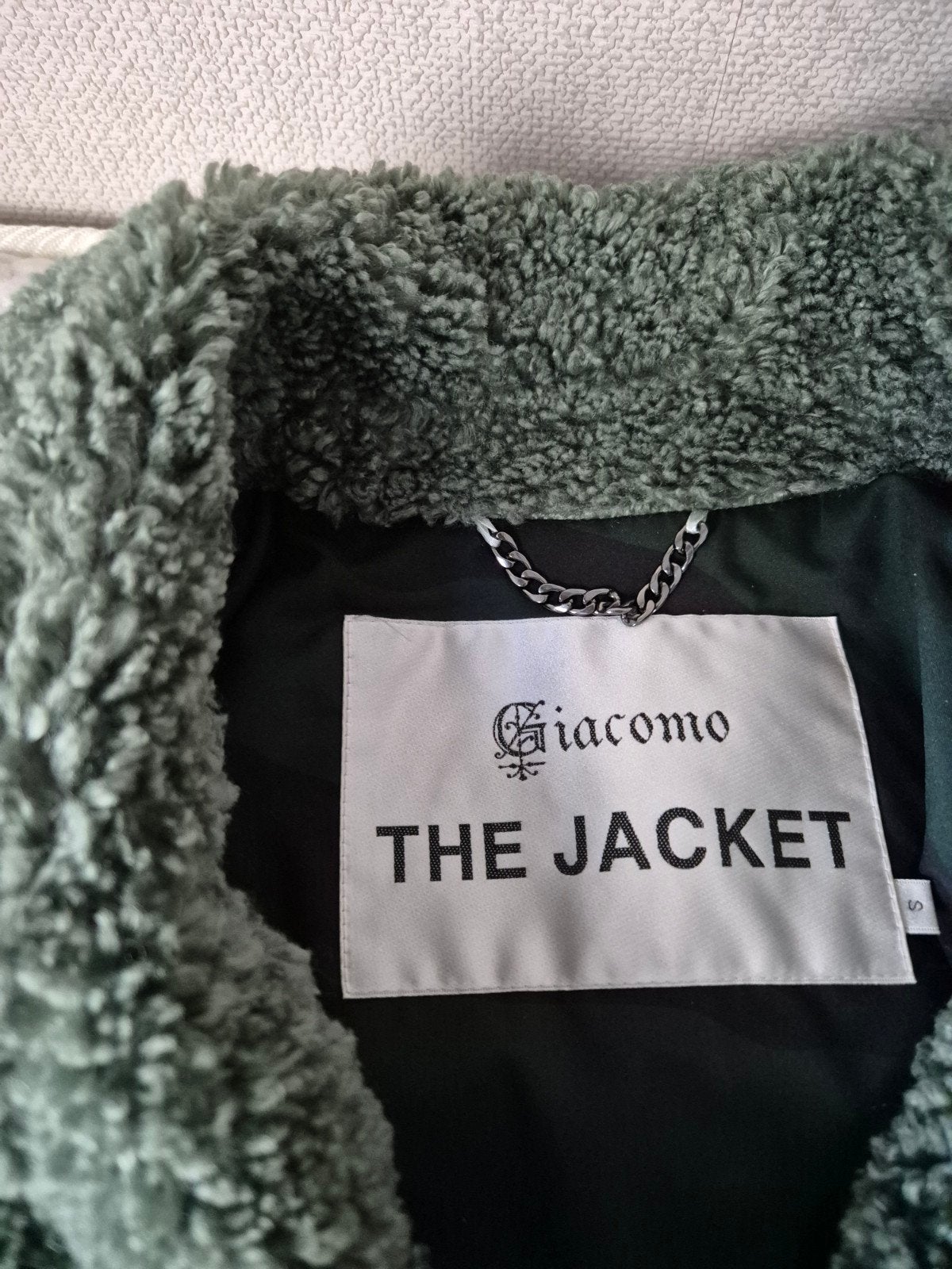 Giacomo The Jacket - Groen Teddy Jasje Maat S, Maat 38/40 (M), Ophalen of Verzenden, Zo goed als nieuw, Giacomo