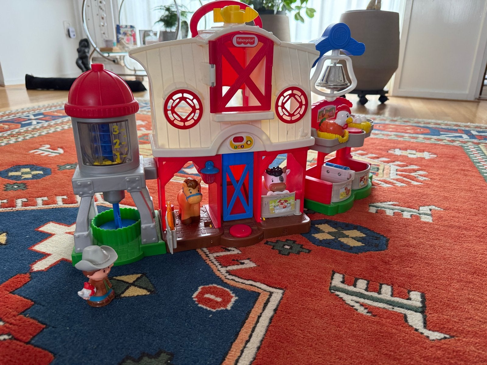 Fisher-Price Little People Boerderij Speelset, Ophalen of Verzenden, Zo goed als nieuw, Speelset, Met licht