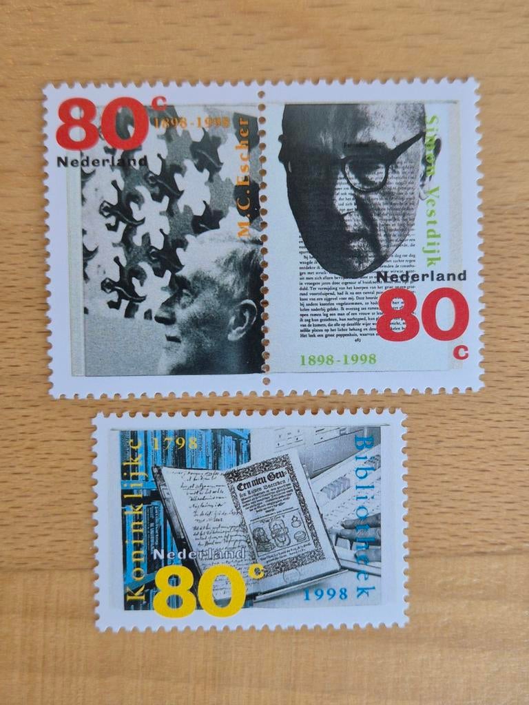 Nederland 1998 gecombineerde uitgifte, Postzegels en Munten, Ophalen of Verzenden, Na 1940, Postfris