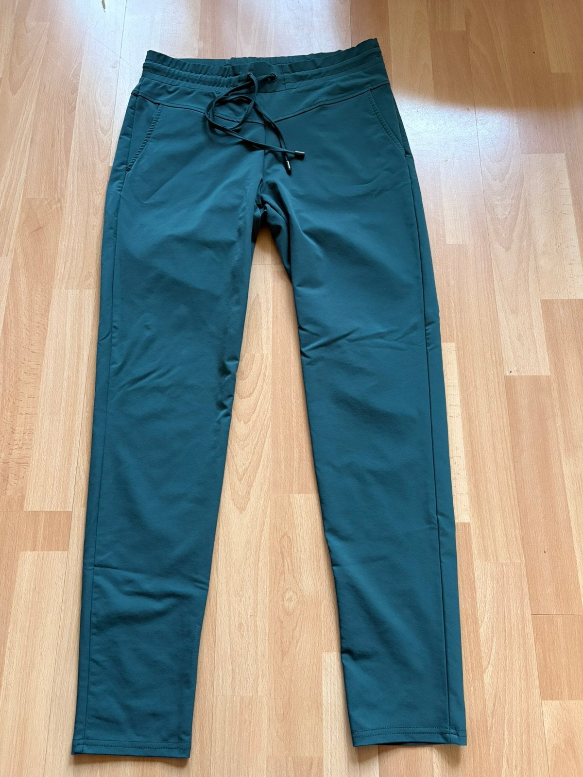 &Co Woman mooie petrol pantalon mt M ZGAN, Ophalen of Verzenden, Zo goed als nieuw, Maat 38/40 (M), Groen