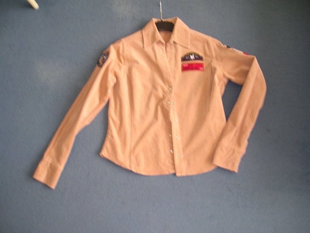 sportieve beige rib blouse Jo. & Co. maat 40 (Josephine), Kleding | Dames, Josephine & Co, Beige, Zo goed als nieuw, Ophalen