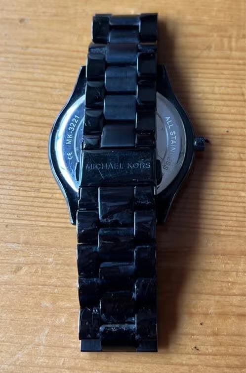 Michael Kors horloge, Sieraden, Tassen en Uiterlijk, Overige merken, Staal, Staal, Polshorloge