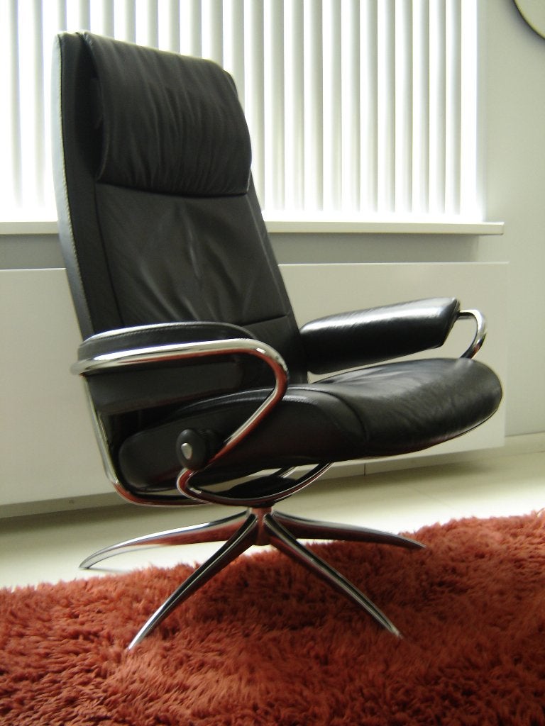 Stressless fauteuil, Ophalen, Minder dan 75 cm, Zo goed als nieuw, 75 tot 100 cm
