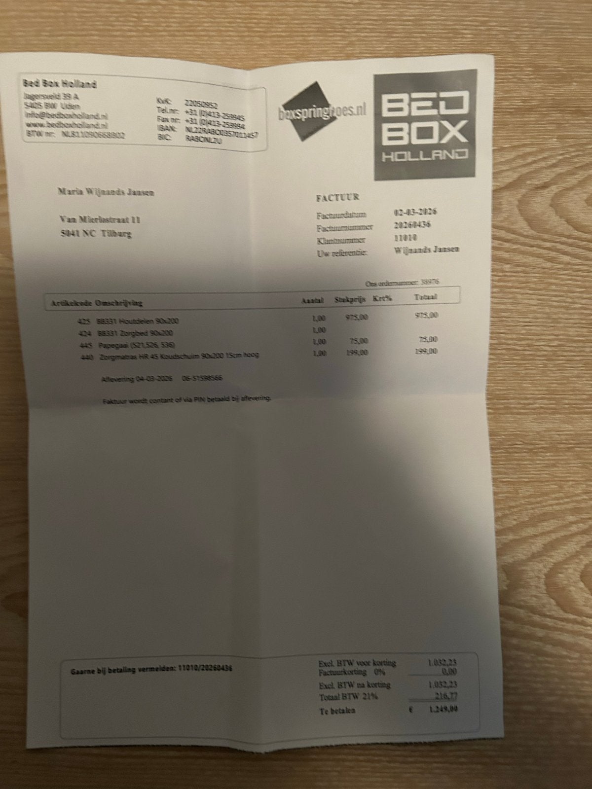 Verstelbaar eenpersoons hoog-laag bed met papegaai, Ophalen, Verstelbaar, 90 cm, Eenpersoons