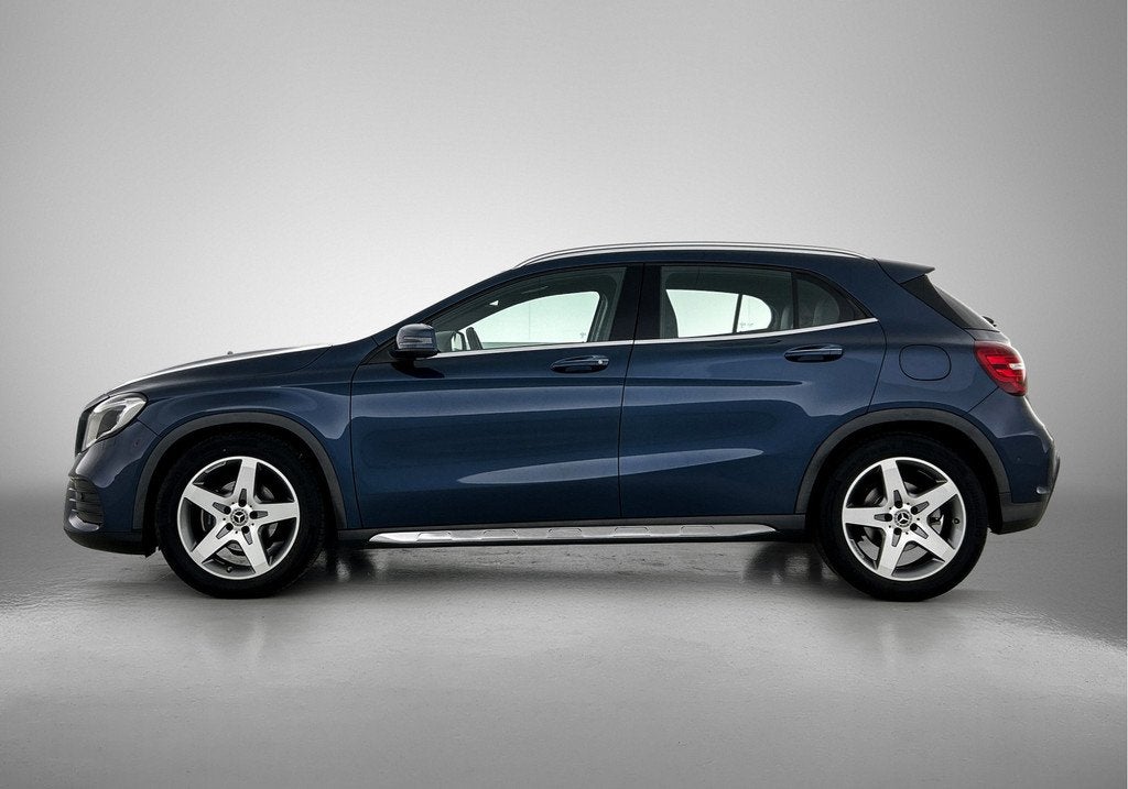 Mercedes-Benz GLA 180 AMG line | Thermotronic | Elektr. acht, Auto's, Mercedes-Benz, 12 maanden, Gebruikt, 4 cilinders, Blauw