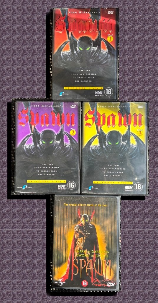 Spawn Complete Animated Series 1-3 + Speelfilm DVD Set (NL), Cd's en Dvd's, Horror, Vanaf 16 jaar, Seizoen 1, Ophalen of Verzenden