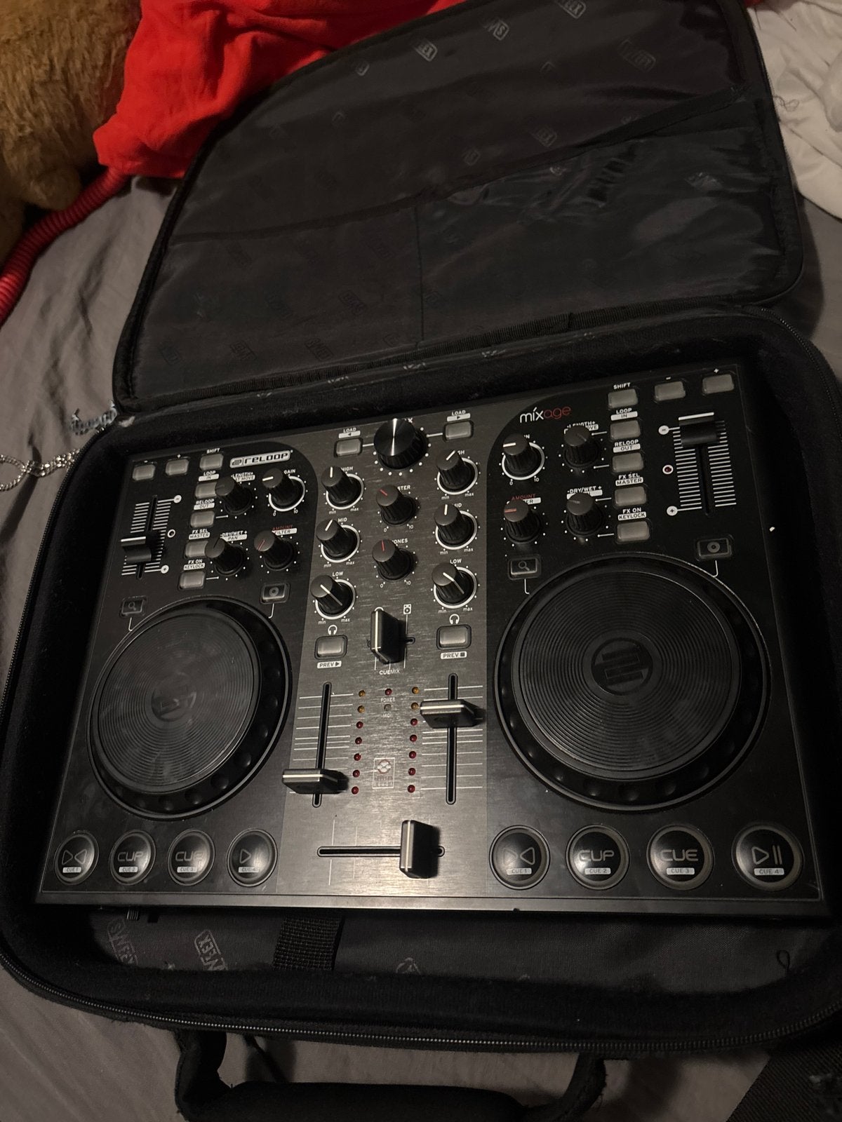 Reloop Mixage  DJ-controller met microfoonej speakers, Ophalen of Verzenden, Gebruikt, Dj-set, Reloop