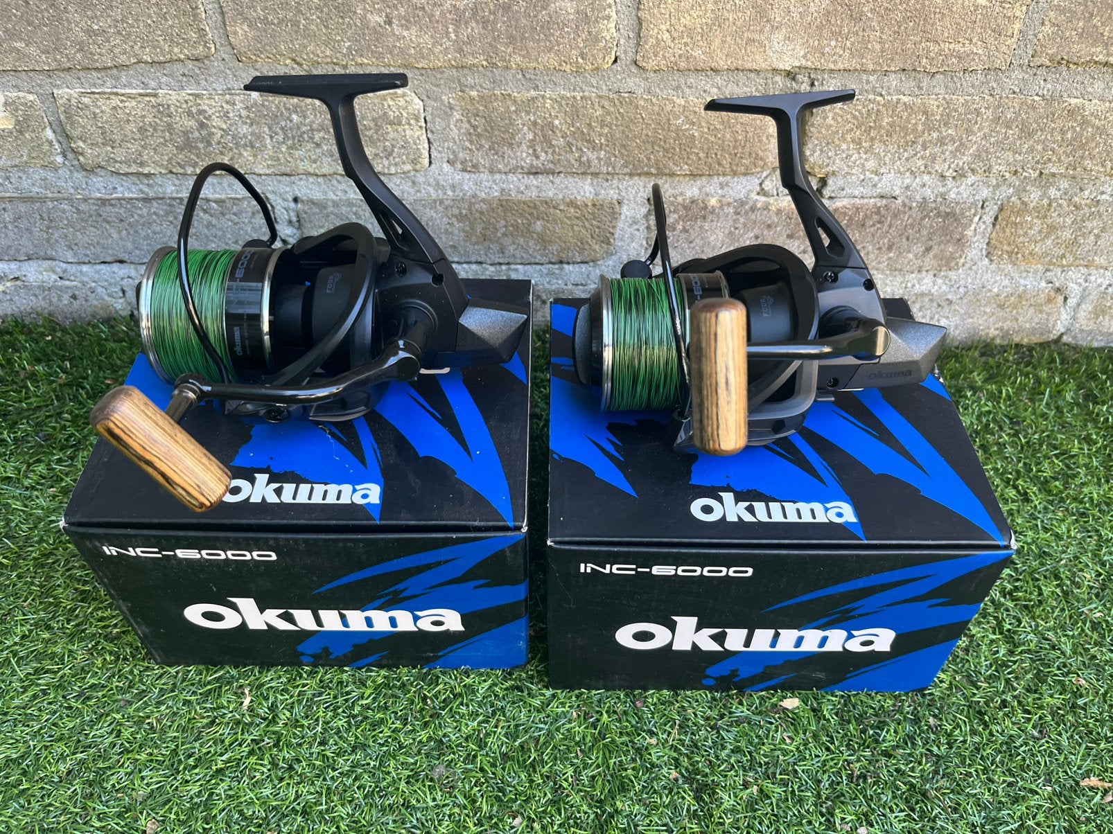 Okuma Big Pit molens INC 6000, Watersport en Boten, Hengelsport | Karpervissen, Ophalen of Verzenden, Zo goed als nieuw, Molen