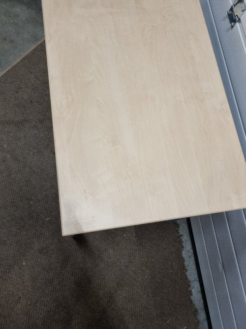 kinderschooltafel licht hout met metalen poten, Kinderen en Baby's, Ophalen of Verzenden, 'T Olde Gre-j, Info@toldegrej.nl, Endepoelstraat 20f Didam