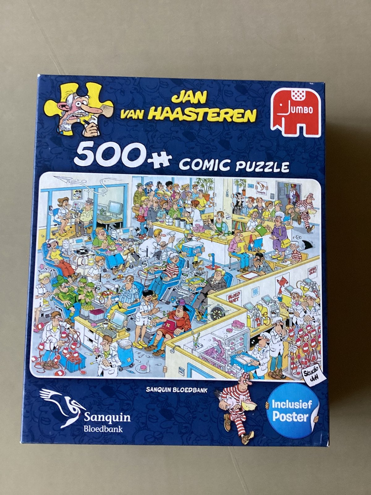 Voor de verzamelaar: Sanquin bloedbank 500 stukjes, Ophalen, 500 t/m 1500 stukjes, Zo goed als nieuw
