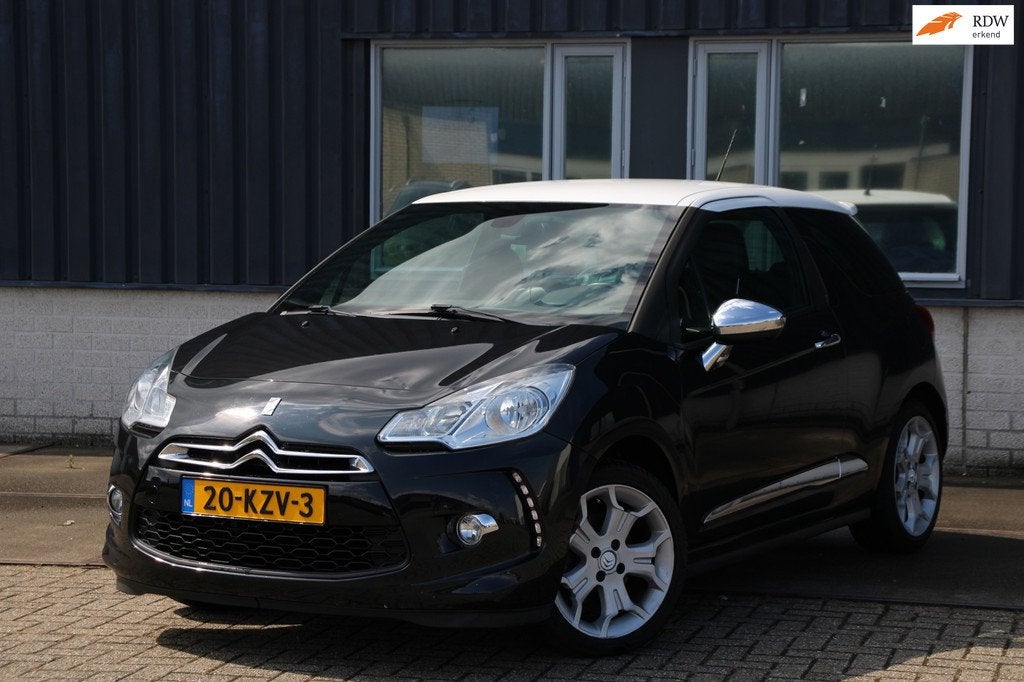 Citroen DS3 1.6 THP NAP Sport Chic Leder PDC Cruise Stoelver, Auto's, Citroën, Bedrijf, Te koop, DS3, ABS, Airbags, Airconditioning