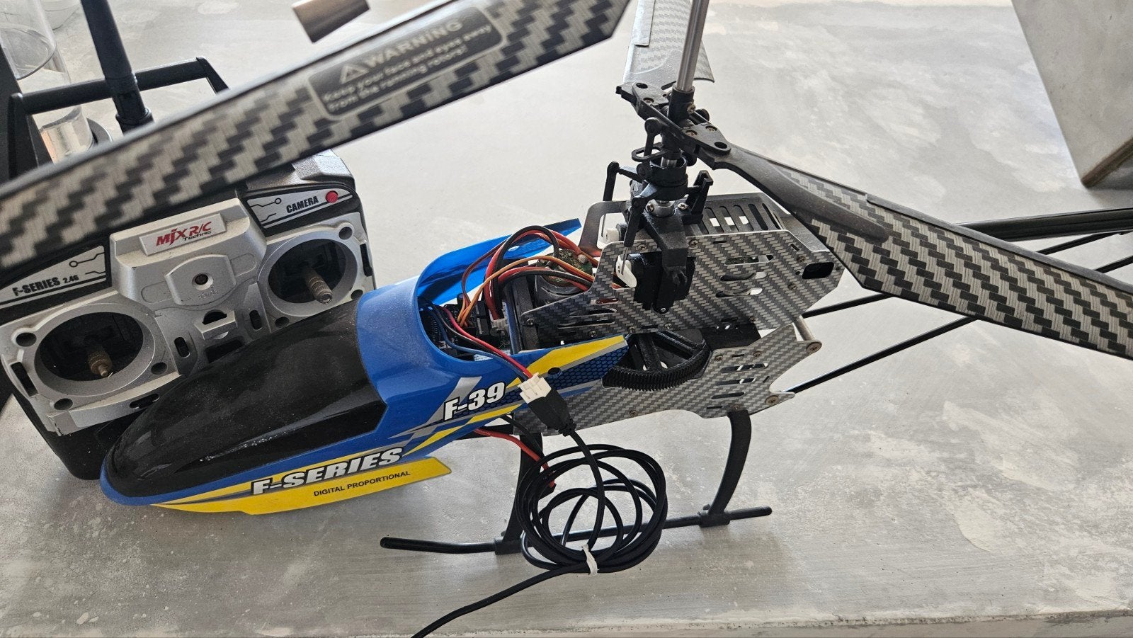 RC Helikopter F-Series met afstandsbediening, Gebruikt, RTF (Ready to Fly), Helikopter, Ophalen