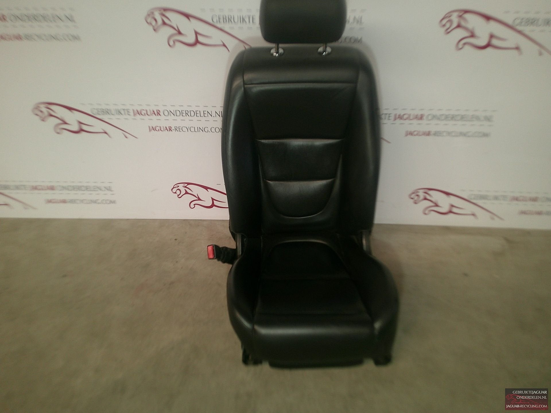 Stoel links Jaguar XJ X350 zwart (LEG), Gebruikt, -, Ophalen of Verzenden, Jaguar