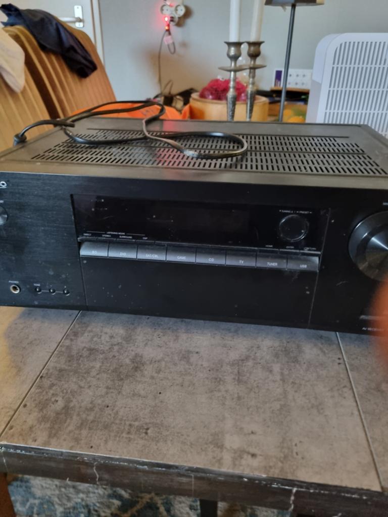 Onkyo TX-SR343 AV Receiver - Zo goed als nieuw, Ophalen, Zo goed als nieuw, 60 tot 120 watt, Onkyo