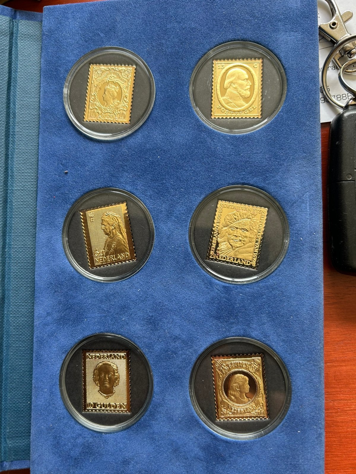 Postzegels in verguld zilver, Ophalen, T/m 1940