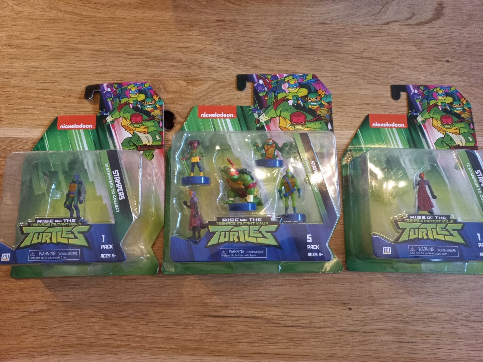 Turtles stamps set van 3 nieuw, Ophalen of Verzenden, Zo goed als nieuw