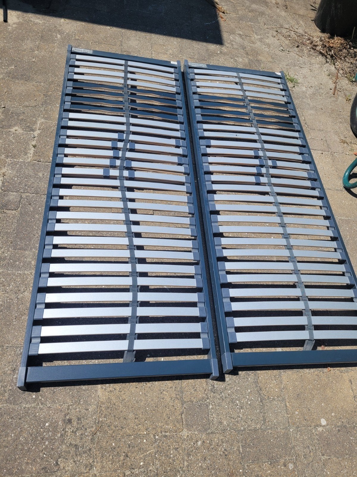 Lattenbodems Bossflex 400 vlak 140 x 200, Huis en Inrichting, Slaapkamer | Matrassen en Bedbodems, Ophalen, Gebruikt, Tweepersoons