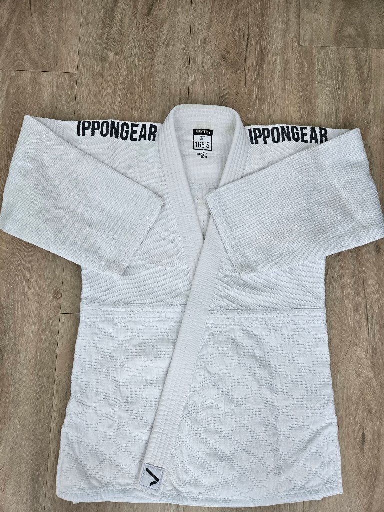IPPON Gear fighter 2 judojas maat 165 cm (slim fit), Gebruikt, Judo, Maat L, Ophalen of Verzenden