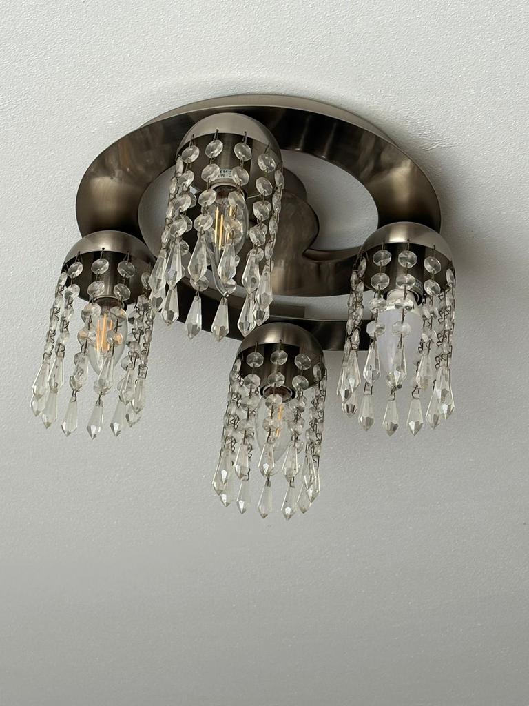 ZGAN Kristal plafond lamp, Ophalen of Verzenden, Zo goed als nieuw