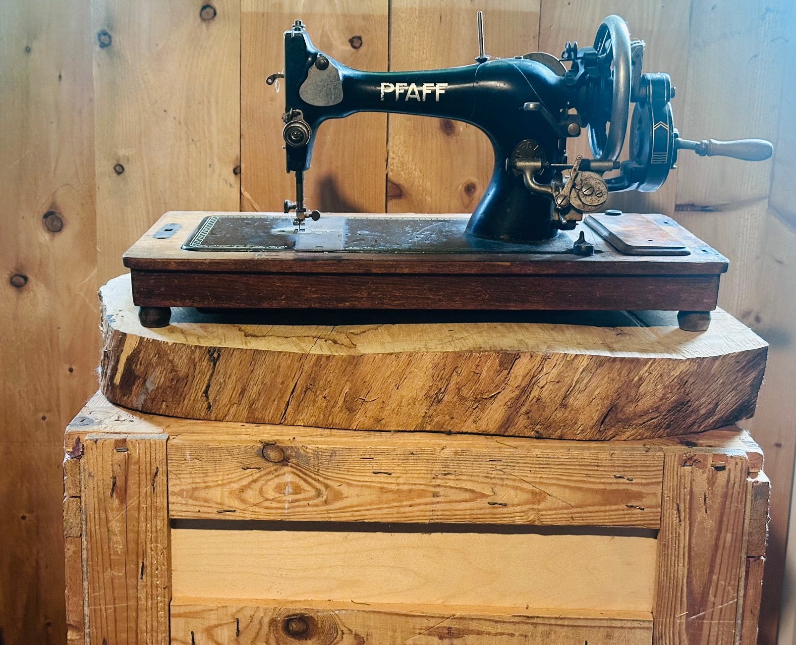 PFAFF 11 handnaaimachine 1928 – antiek verzamelobject, Ophalen