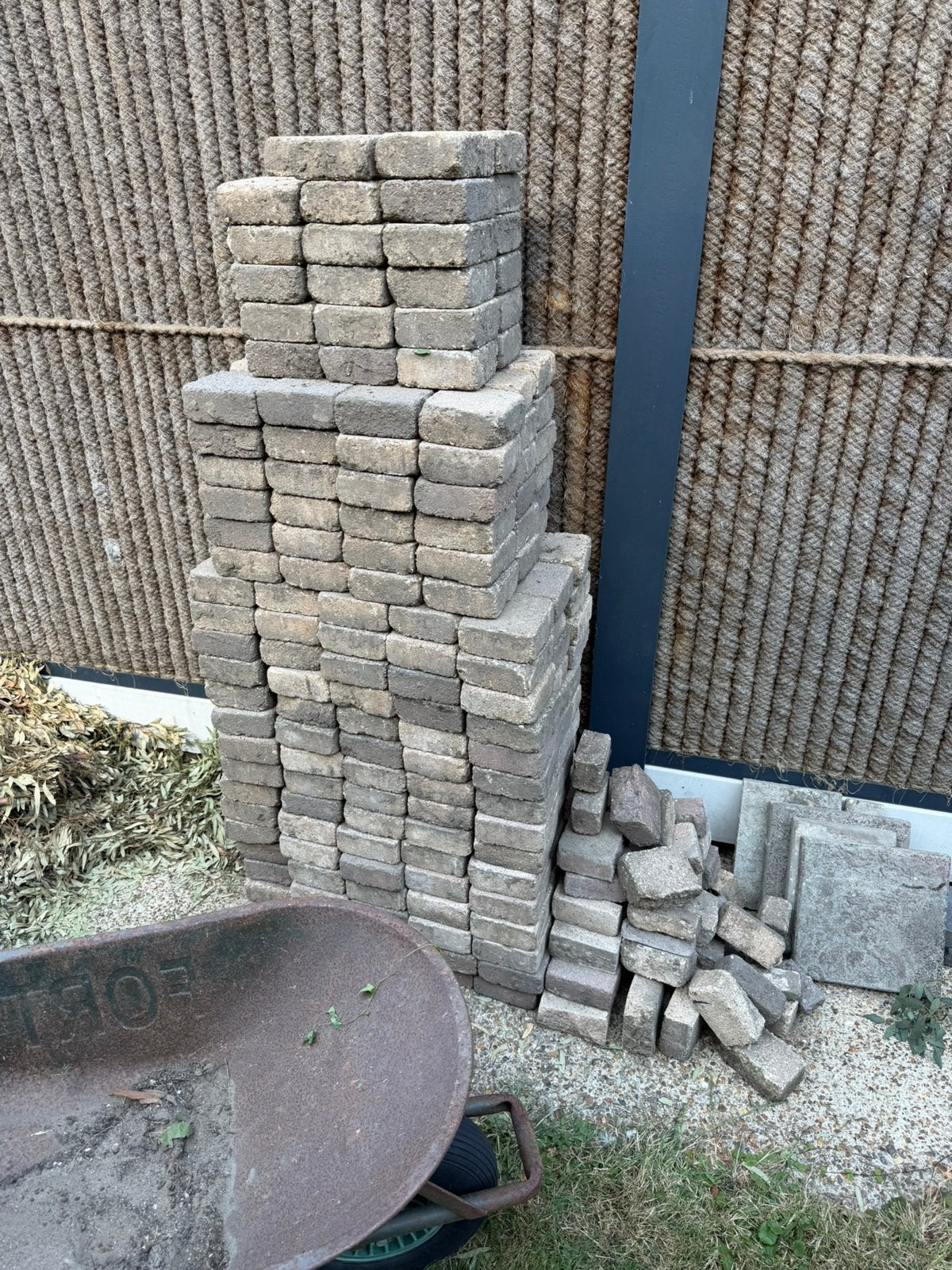 Cobblestones 14x14 - gratis, Ophalen, Gebruikt, Klinkers, 5 tot 10 m²