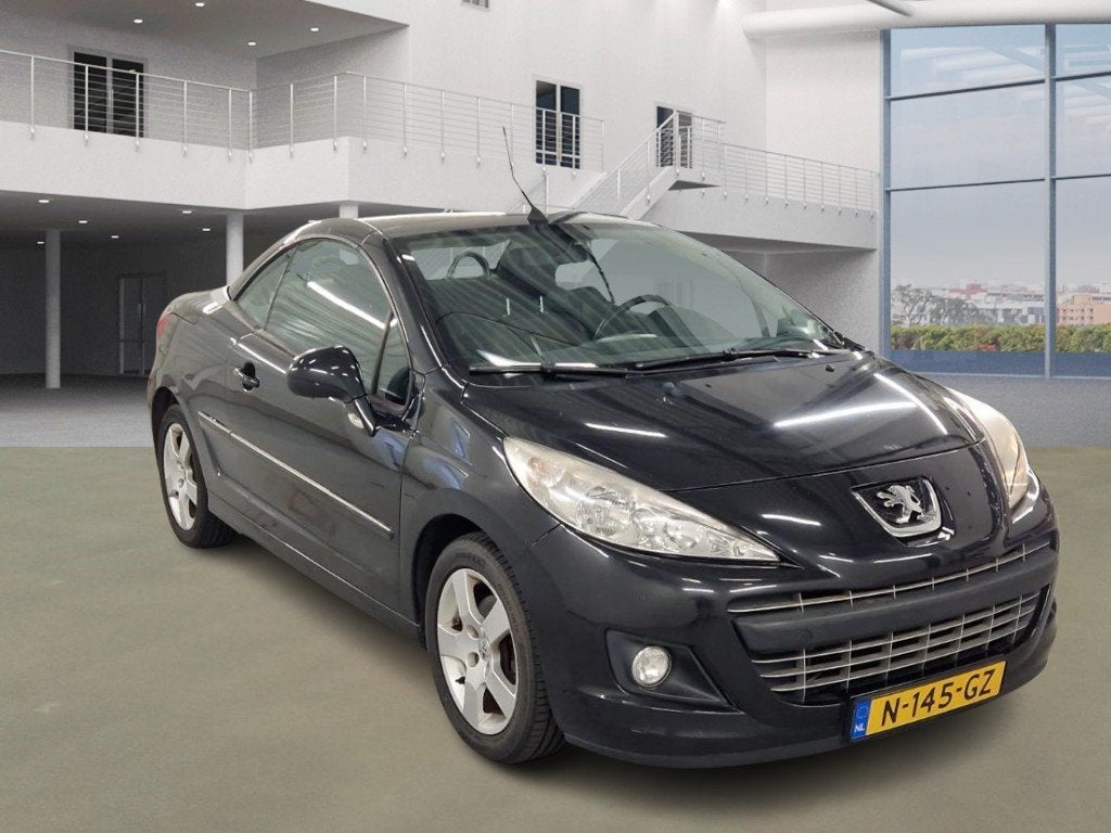 Peugeot 207 CC 1.6 THP Sport AIRCO CABRIO CRUISE PDC, Gebruikt, 4 cilinders, 4 stoelen, Zwart