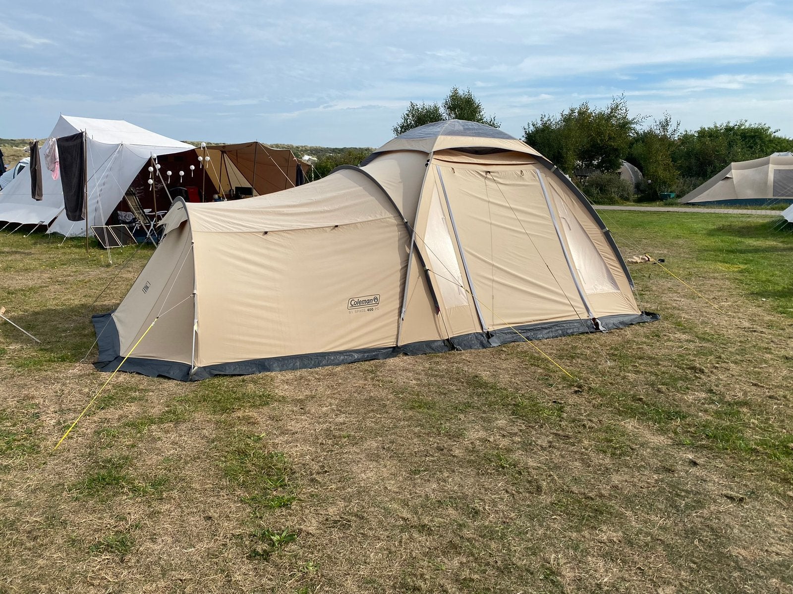 Coleman Bi Space 400 PC | 4 persoons tent | polycotton, Ophalen, Gebruikt, Tot en met 4