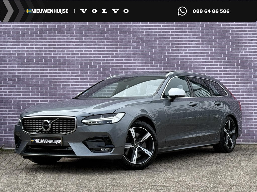Volvo V90 2.0 T4 Business Sport | Polestar optimalisatie | C, Auto's, Volvo, Euro 6, 1969 cc, 1616 kg, Zilver of Grijs