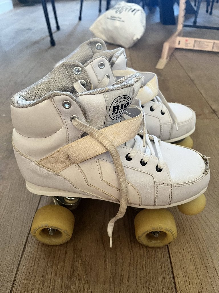 Rio Roller Kick White rolschaatsen, maat 39.5, Gebruikt, Dames, Inline skates 4 wielen, Ophalen