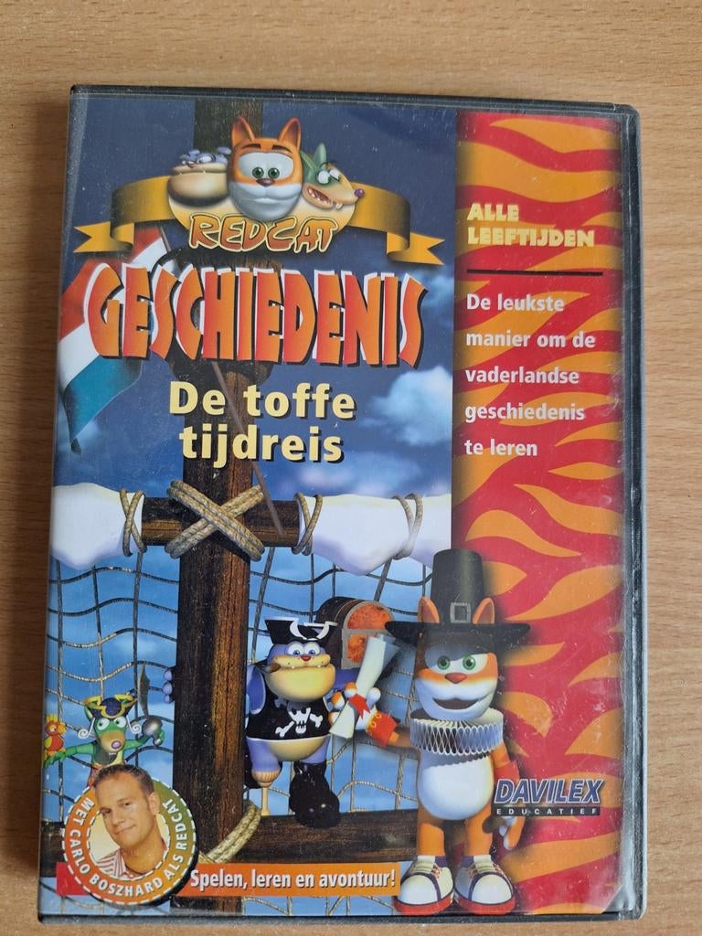 REDCAT Geschiedenis:De toffe tijdreis/Educatief computerspel, Spelcomputers en Games, Ophalen of Verzenden